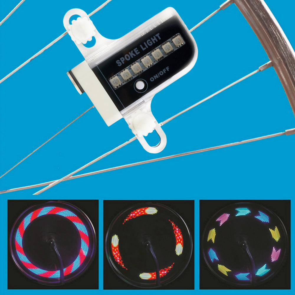 Gofuly 14 LED Bike Spoke Light 30 Changes 3 Modes