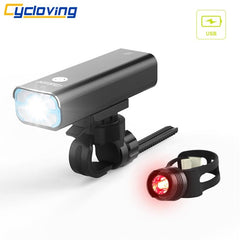 LED Bike Light with 5 modes, Wide Flood, 85 Degree radius, USB Rechargeableate & Waterproof