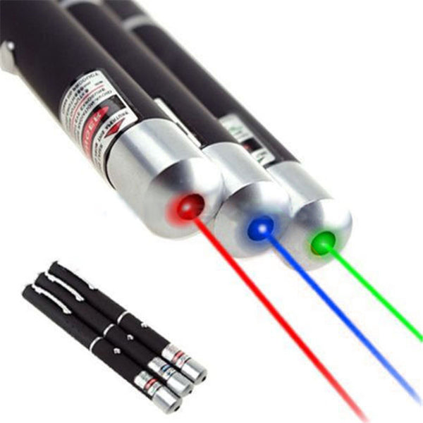 Green Red Blue Laser Pointer Pen 5mw