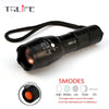 L2 LED Flashlight L2-LED Waterproof with 5 Modes Zoomable