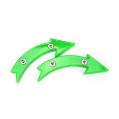 2Pcs Bike Spoke Reflector Arrow Safety And Warning light